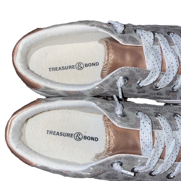 Treasure & Bond Girls Leopard Print Slide on Shoes, Size 4M - Picture 3 of 9